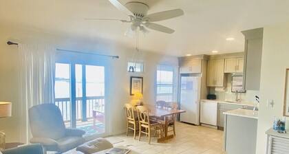Waterfront Unit on Assateague Channel View with Floating Dock