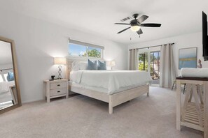 3 bedrooms, iron/ironing board, travel cot, WiFi