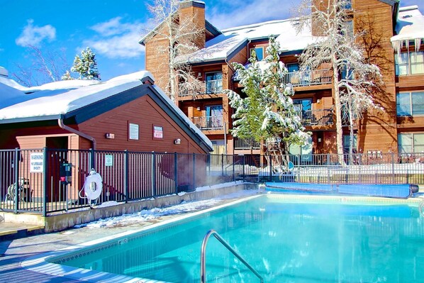 Una piscina climatizada