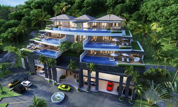 Aerial view - Andamaya Surin Bay (Choeng Thale)