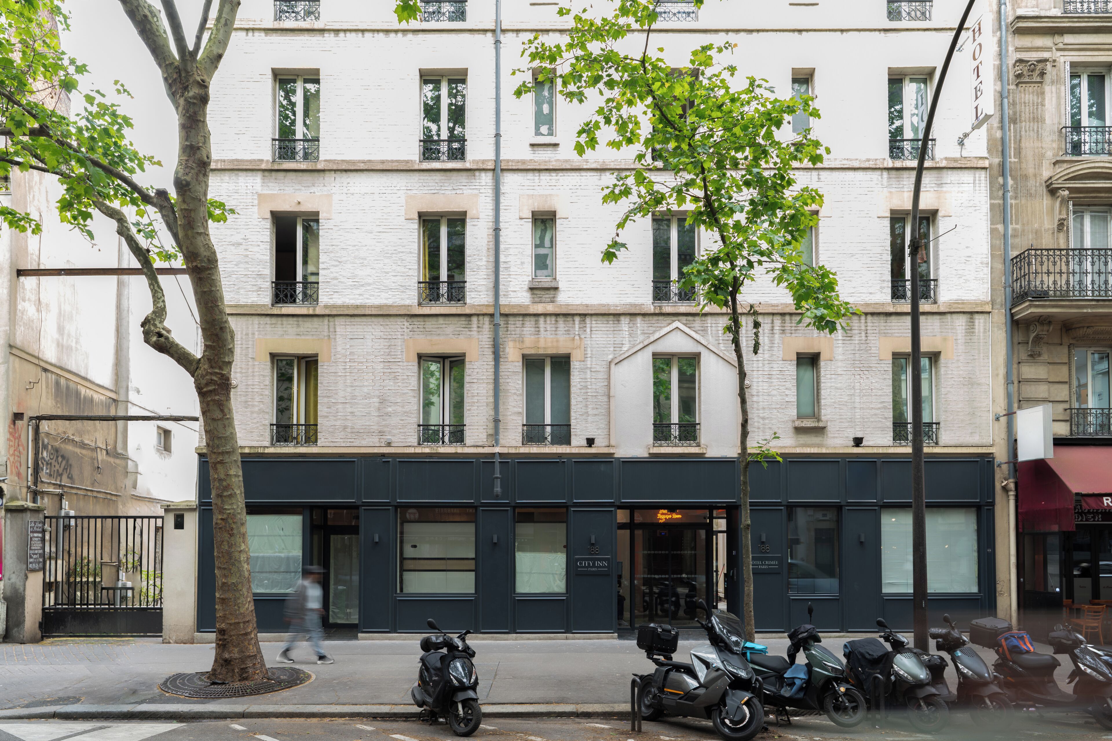Façade de l’hébergement