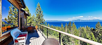 Above Meeks Bay, Spacious and Beautiful, 180-degree Lake Views.  Sunnyview Lodge By Tahoe Time VR