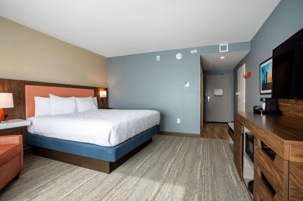 Desk, blackout drapes, iron/ironing board, WiFi