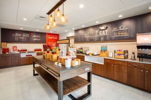 Gratis morgenmadsbuffet hver dag