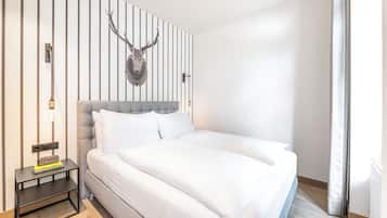 Deluxe-Suite, Bergblick | Hochwertige Bettwaren, Daunenbettdecken, Zimmersafe