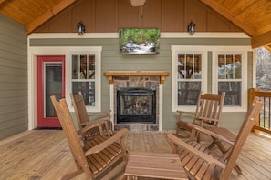 Huis, meerdere bedden, hot tub | Interieur