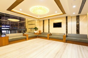 Sitteområde i lobbyen