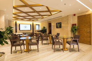 Sitteområde i lobbyen