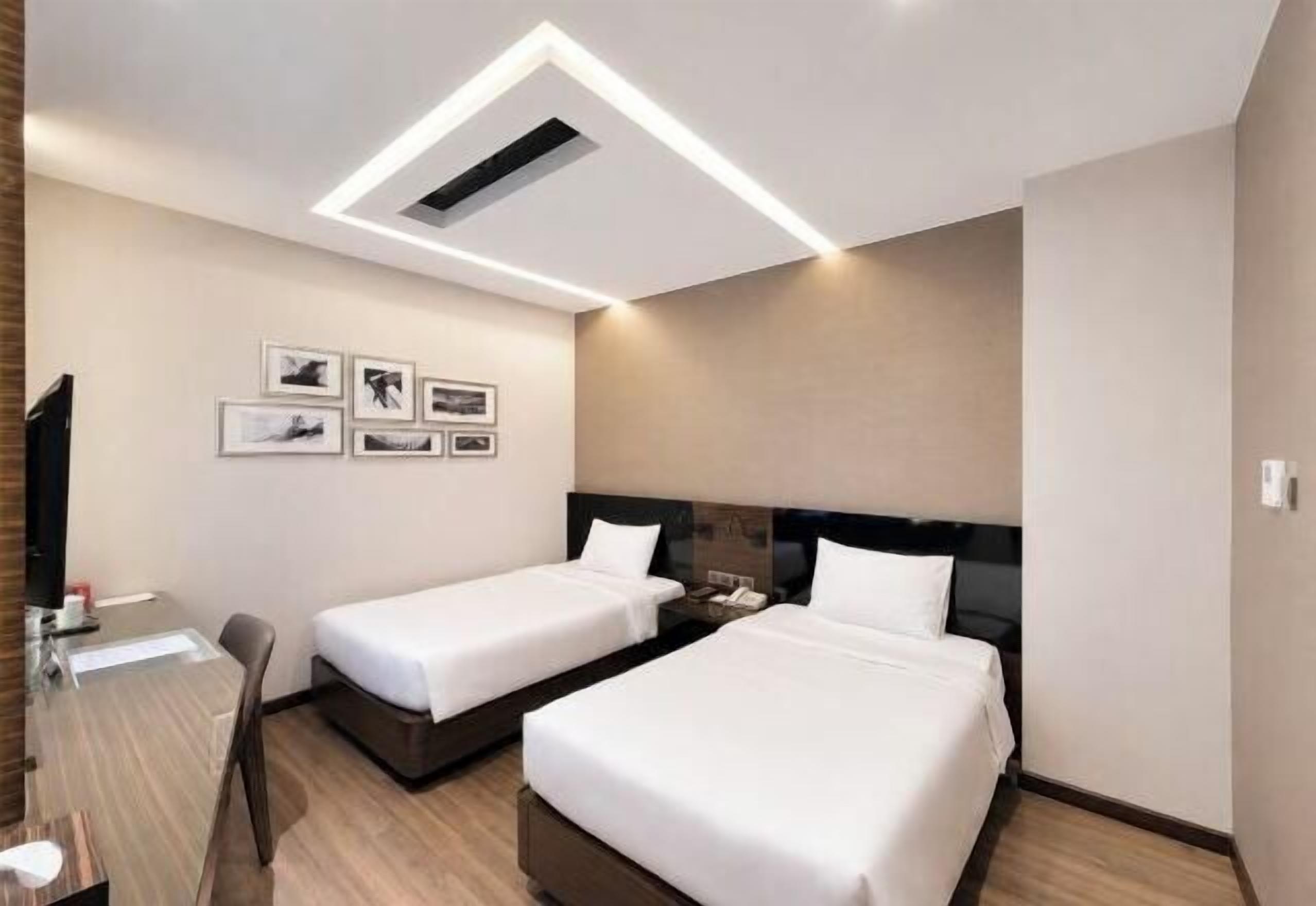 Frigobar, cofres nos quartos, individualmente decorados