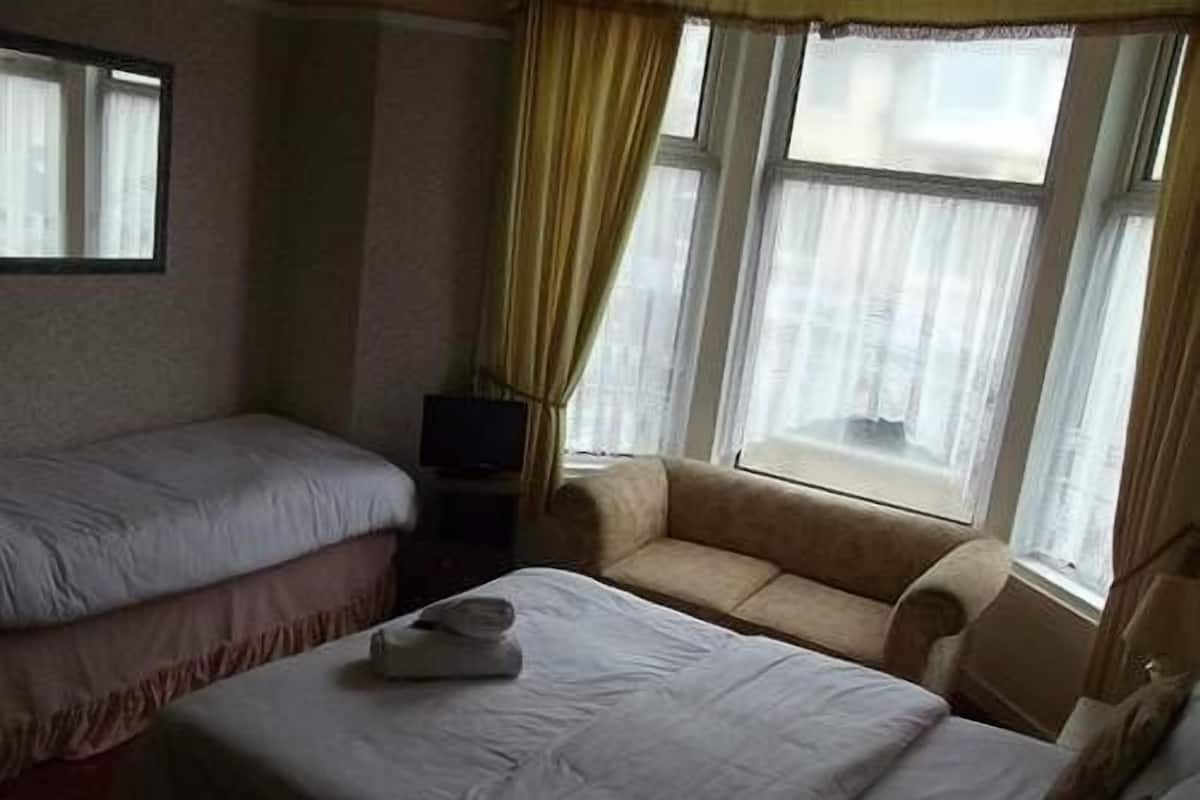 Habitación doble superior, baño en la habitación | Escritorio, tabla de planchar con plancha y cunas gratuitas