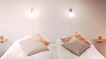 Premium bedding, pillowtop beds, individually decorated