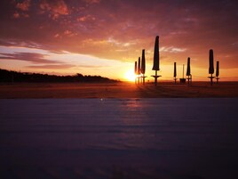 Private beach nearby