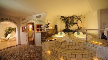 Sauna, boblebad, dampbad