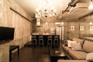 Luxury Studio, Multiple Beds, Kitchen | Living area - Okinawa Prison (Naha)