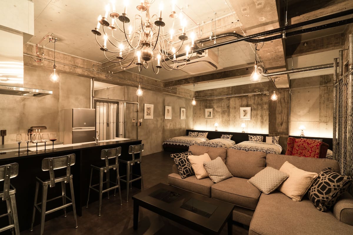 Luxury Studio, Multiple Beds, Kitchen