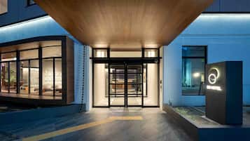 Majoituspaikan julkisivu