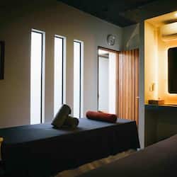 Couples treatment room(s), body treatments, aromatherapy, body wraps