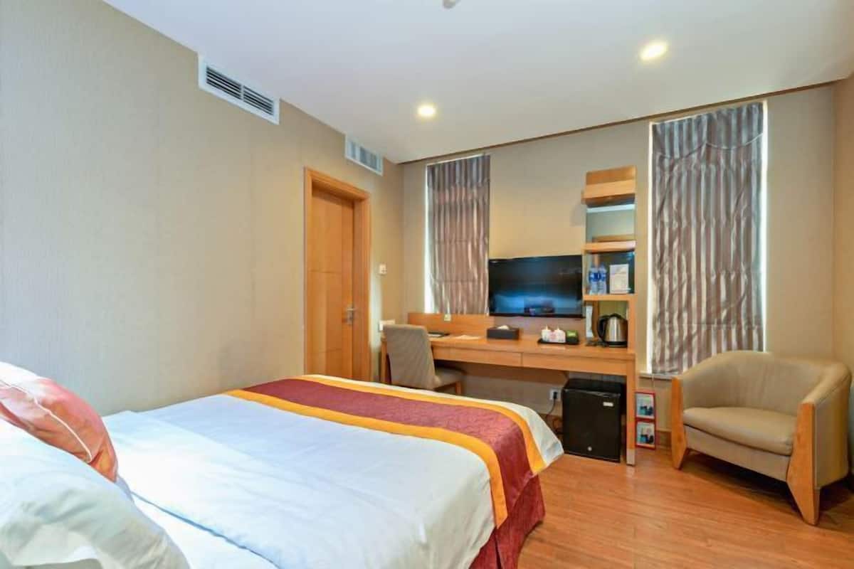 1 chambre, literie de qualité supérieure, couette en duvet d'oie