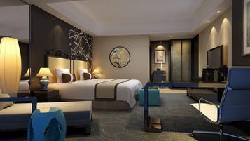 Minibar, in-room safe, desk, blackout curtains