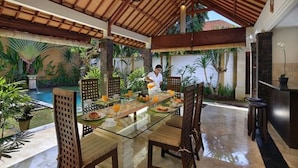 Villa, 3 Bedrooms, Private Pool | Private kitchen - Dampati Villas (Denpasar)