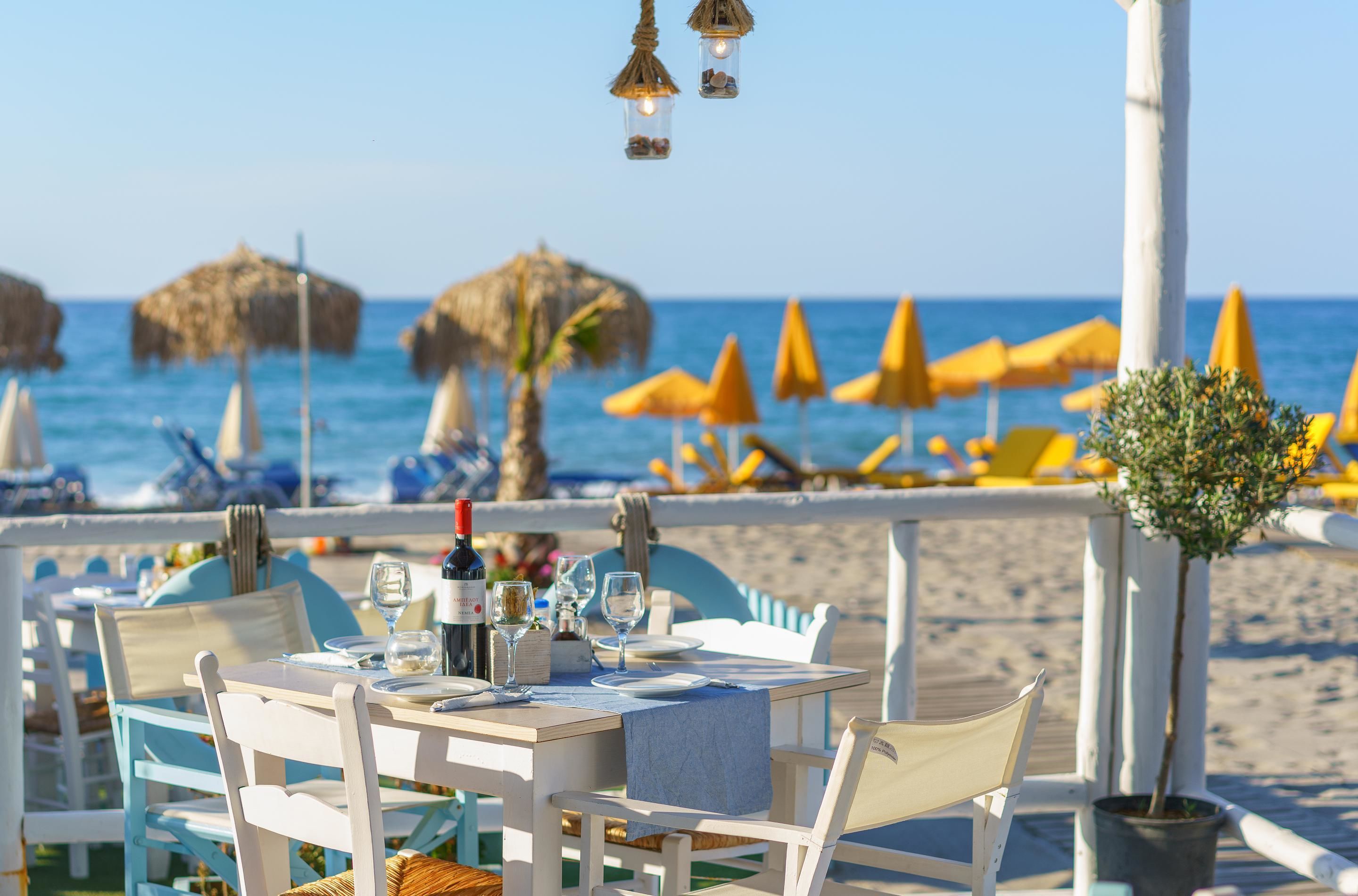 breakfast, lunch, dinner served; international cuisine, beach views