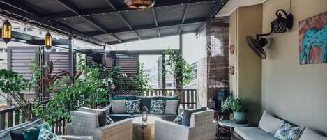 Terrasse sur le toit