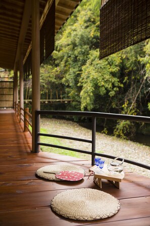 Traditional Suite (with private open air bath) | Terrace/patio - Amami Onsen Nanten-en (Kawachinagano)