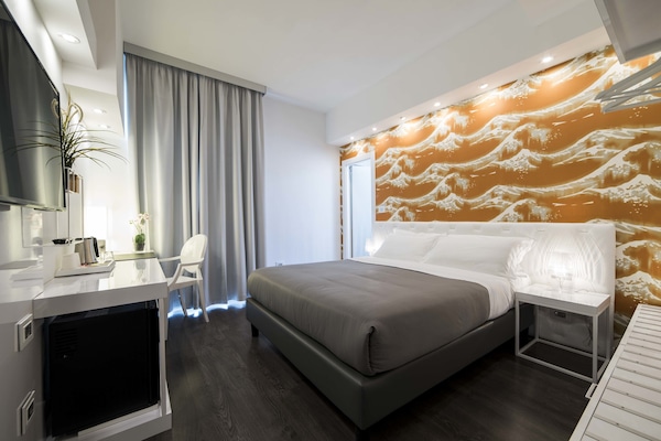 Premium Double Room, Terrace | Minibar, in-room safe, desk, blackout drapes