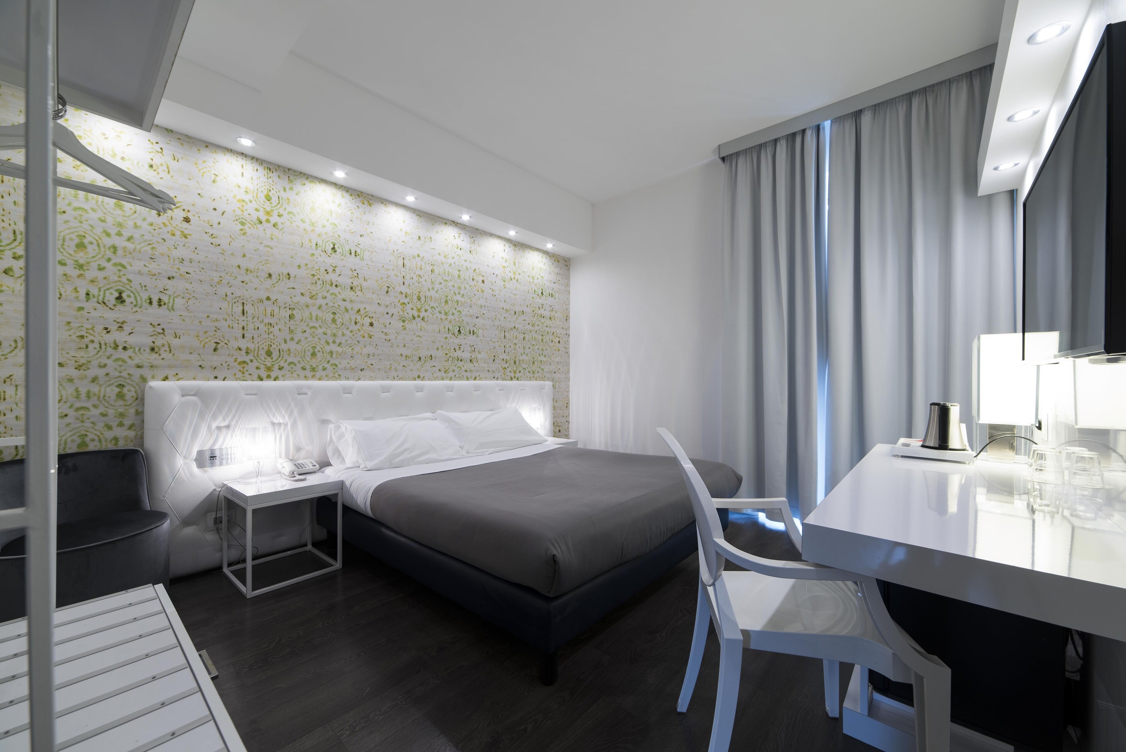 premium double room, terrace | minibar, in-room safe, desk, blackout curtains