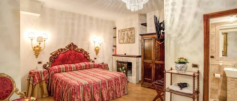 Honeymoon suite, bubbelbad | Lakens van Egyptisch katoen, luxe beddengoed, Tempur Pedic-bedden