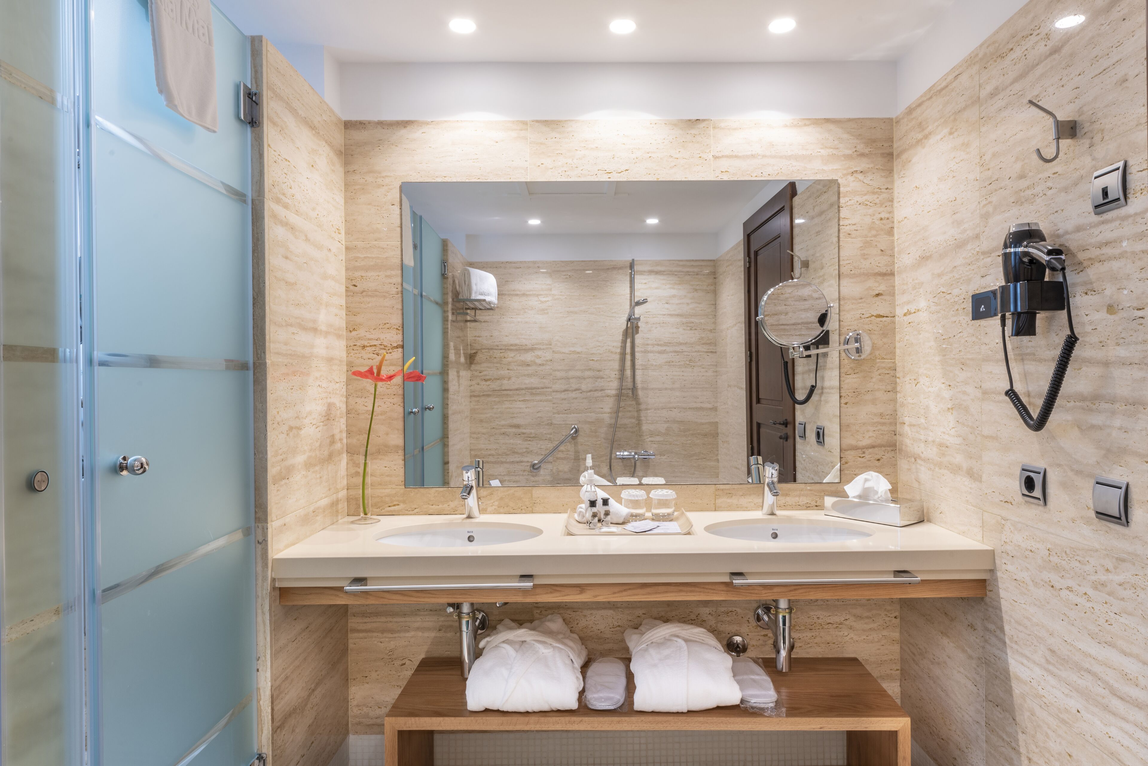 villa, 3 bedrooms, private pool | bathroom | separate bathtub and shower, free toiletries, hair dryer, bathrobes