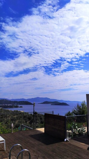 Superior Villa, 3 Bedrooms, Private Pool, Sea View | View from room