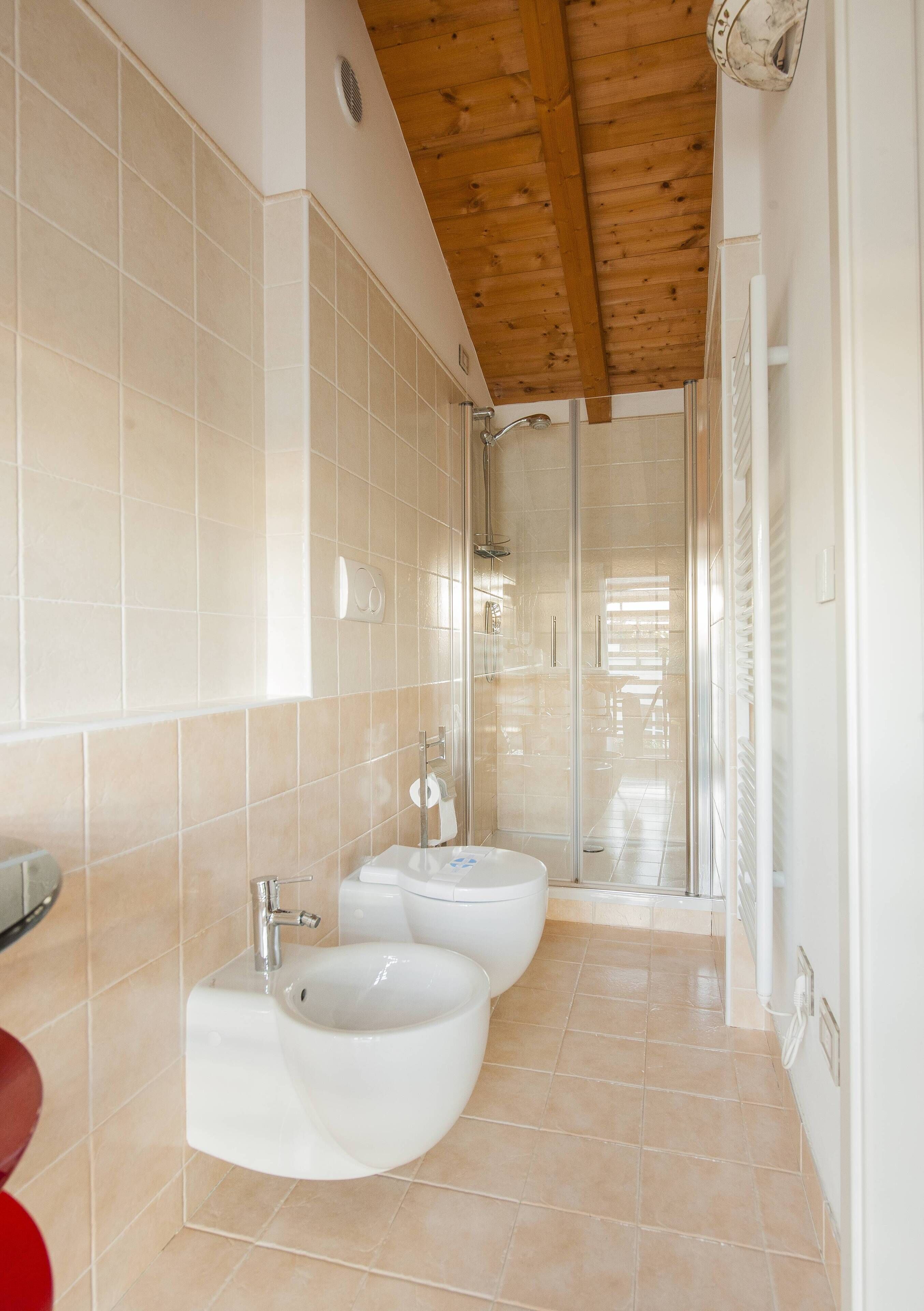 superior loft, poolside | bathroom | free toiletries, hair dryer, towels, soap