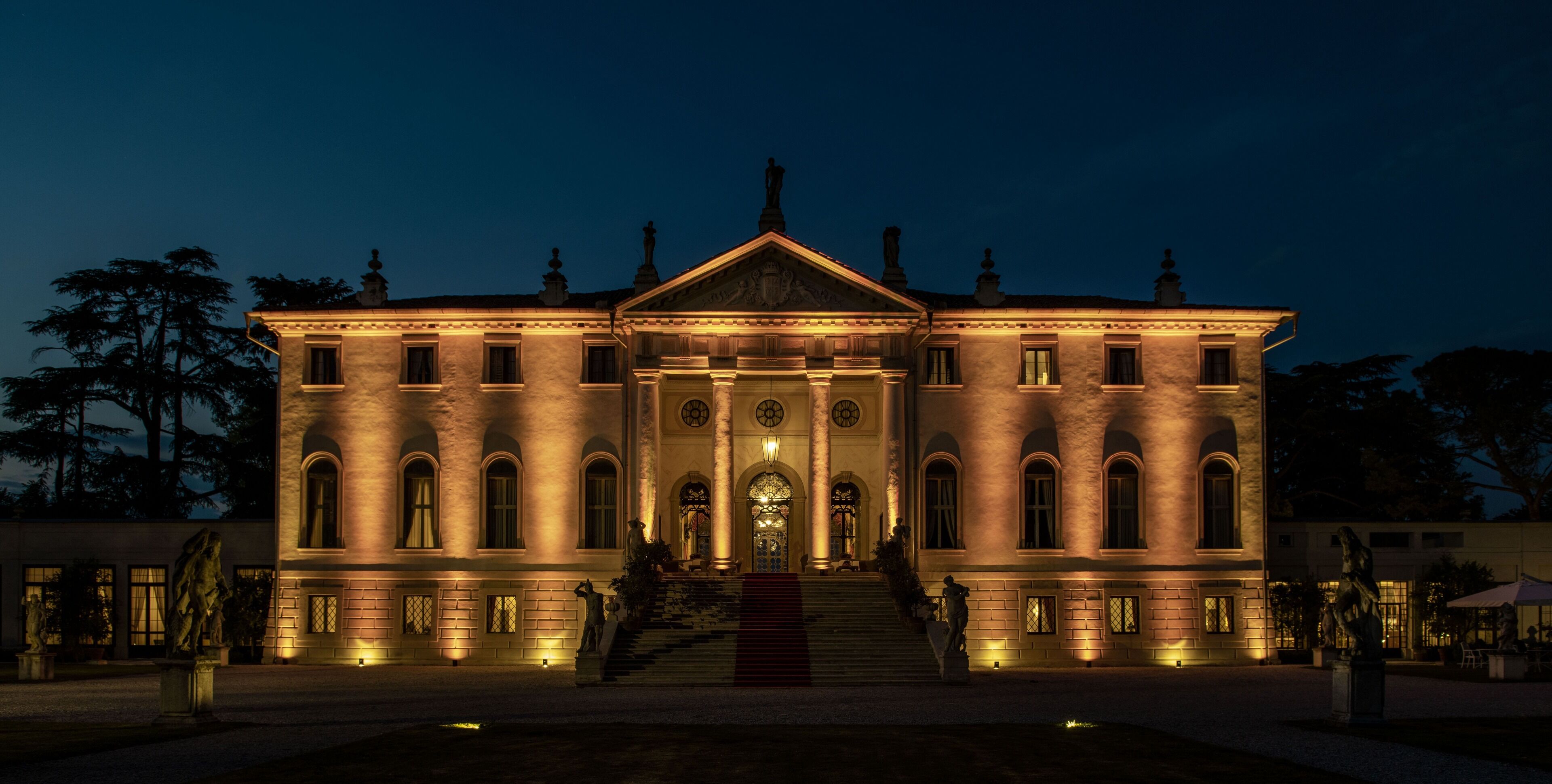 front of property – evening/night