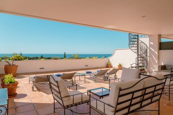 Presidential Penthouse, 2 Bedrooms | Terrace/patio - Guadalpin Suites (Marbella)
