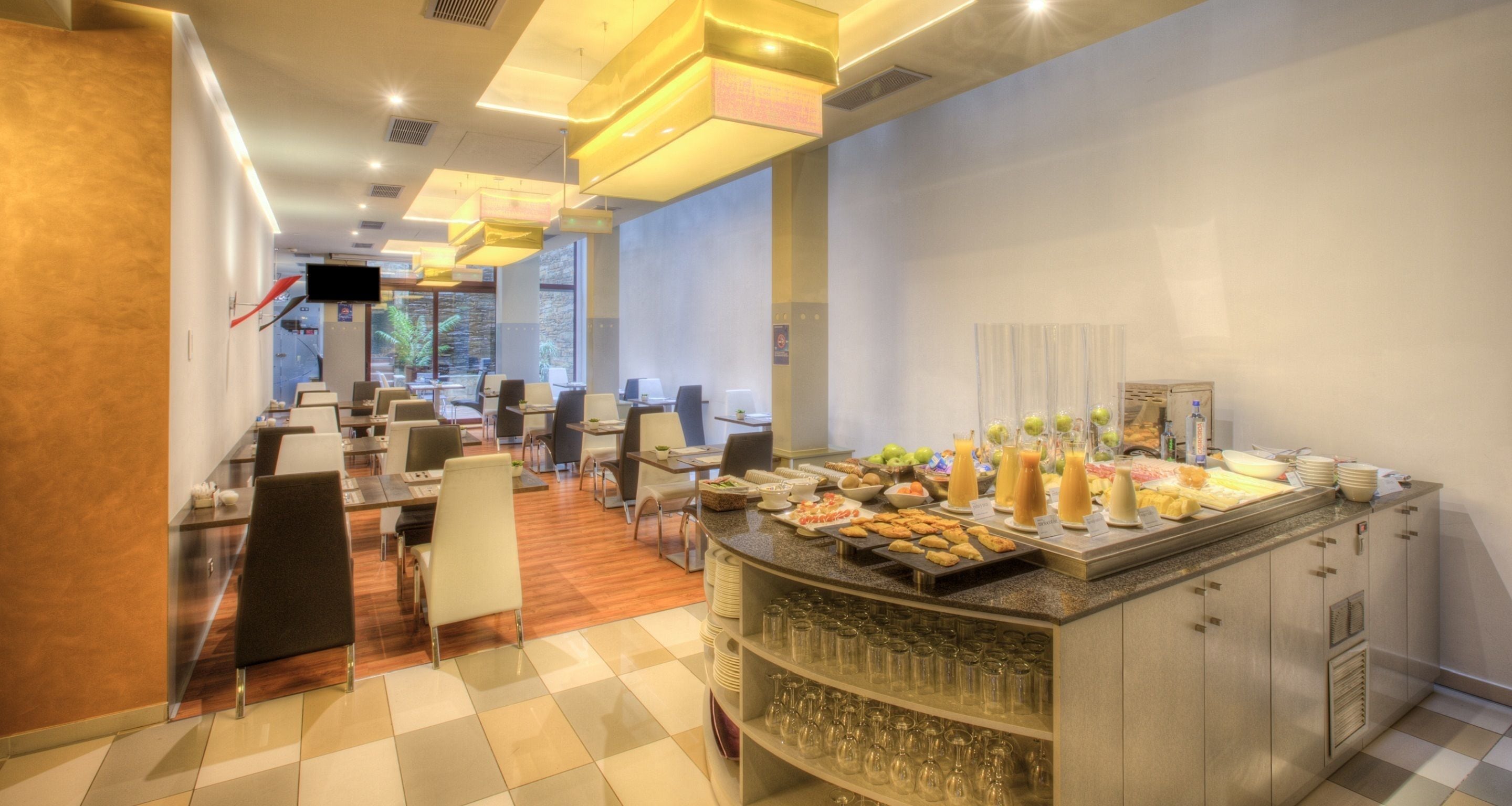 daily buffet breakfast (eur 14.90 per person)