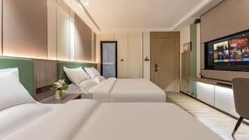 Roupas de cama premium, camas com colchões pillow-top