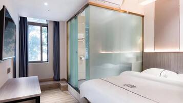 Roupas de cama premium, camas com colchões pillow-top