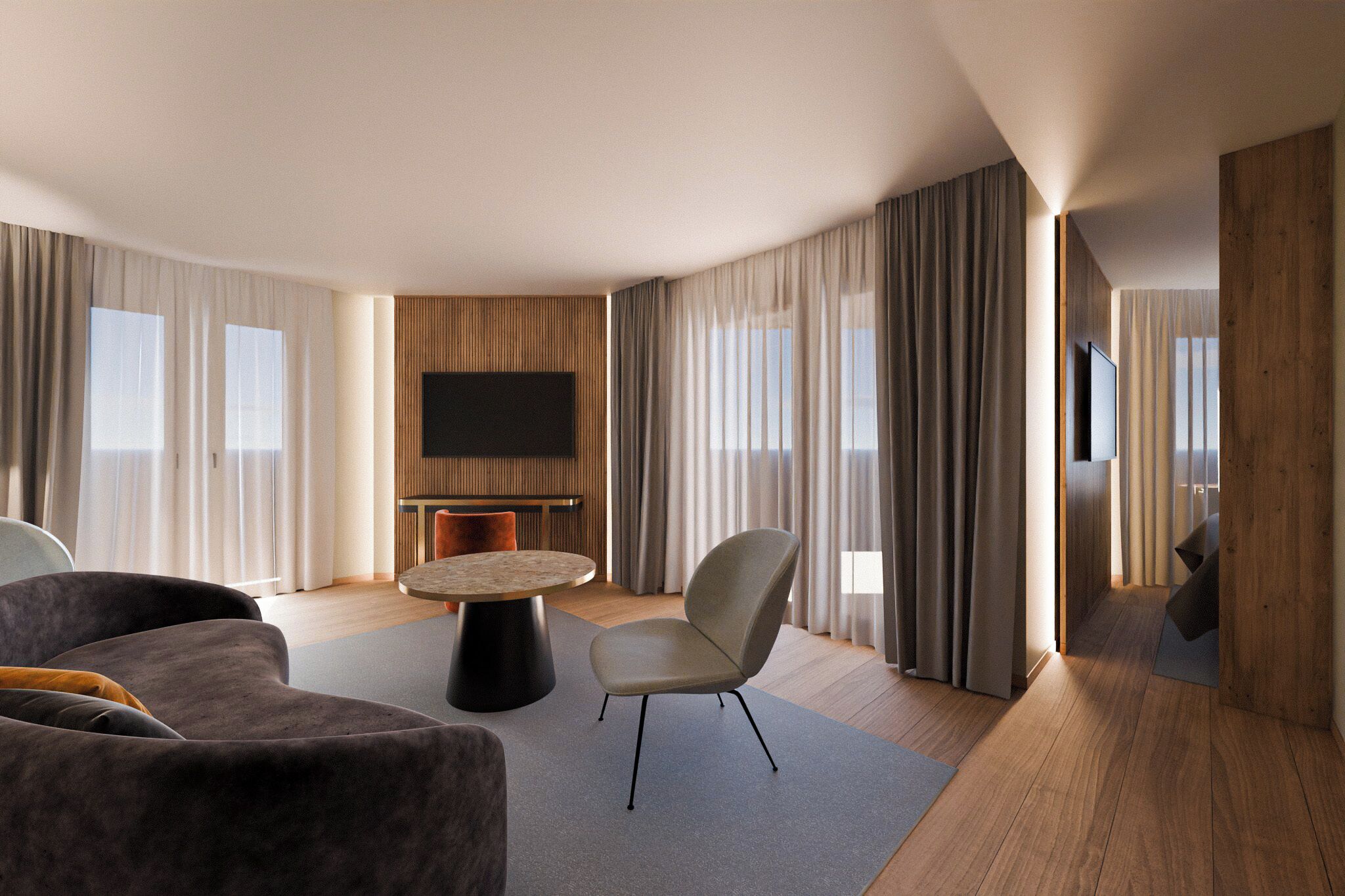 Literie hypoallergénique, minibar, coffres-forts dans les chambres