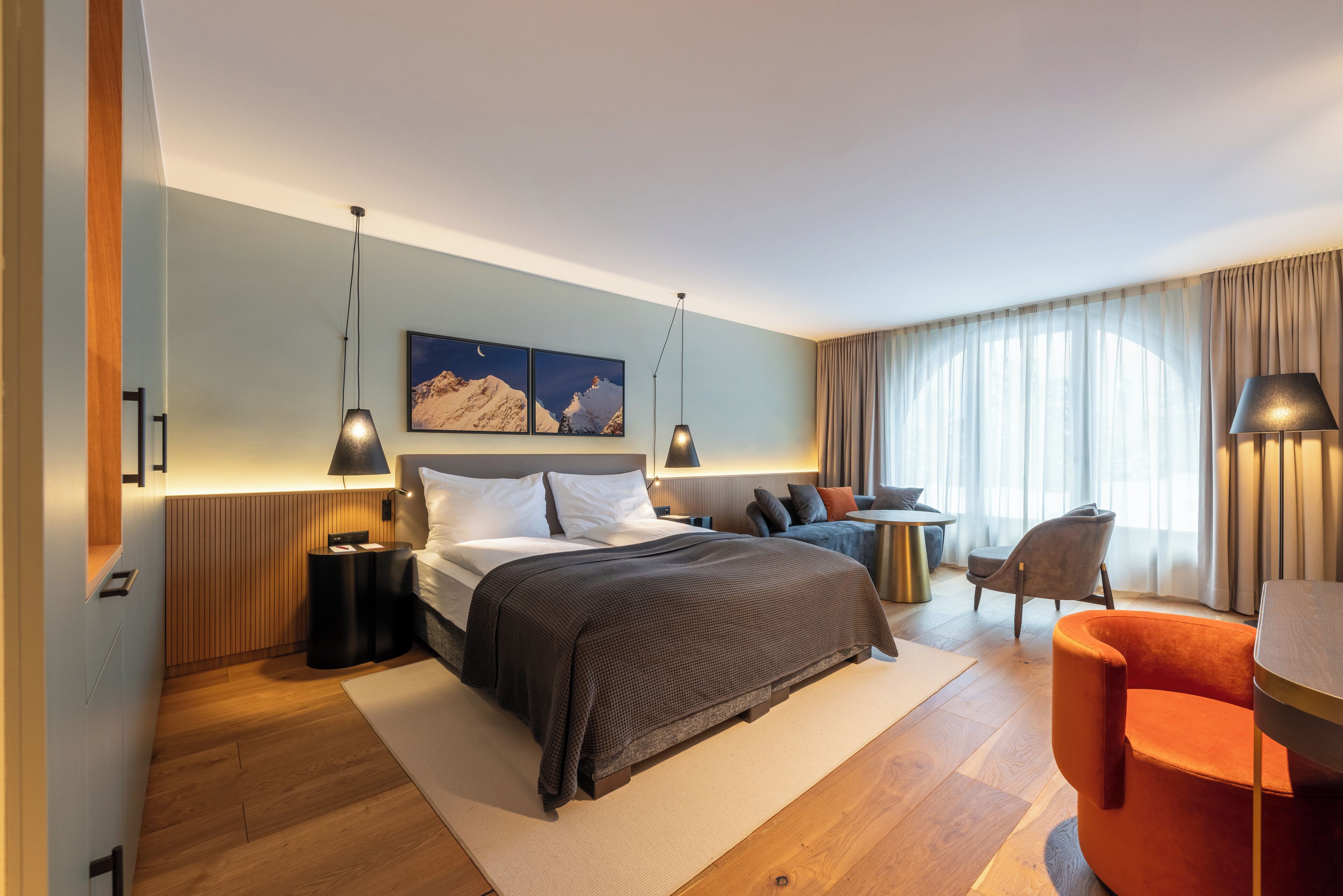 Superior tweepersoonskamer | Hypoallergeen beddengoed, een minibar, een kluis op de kamer