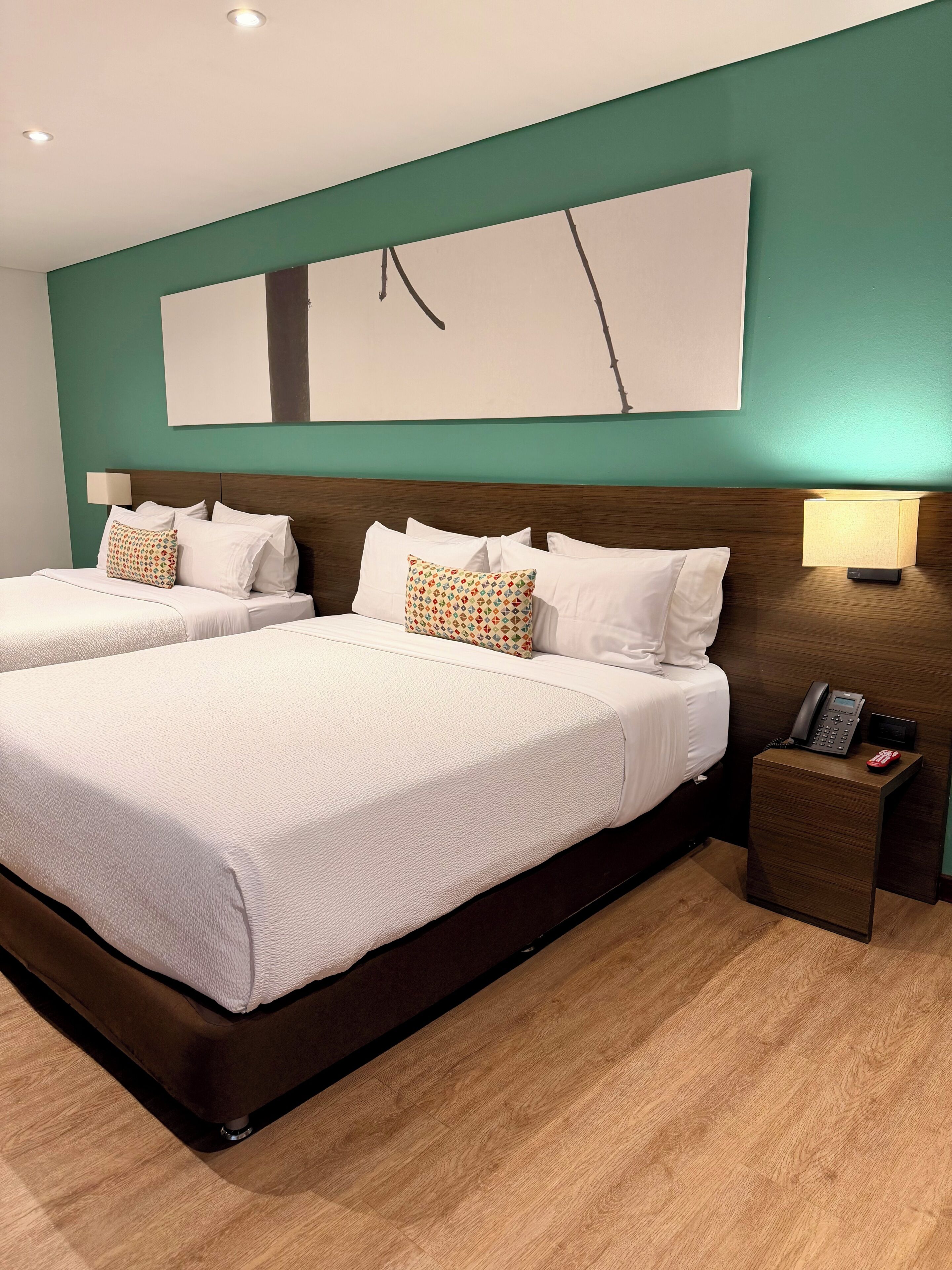 Superior Double Room, 2 Queen Beds | Premium bedding, minibar, in-room safe, desk