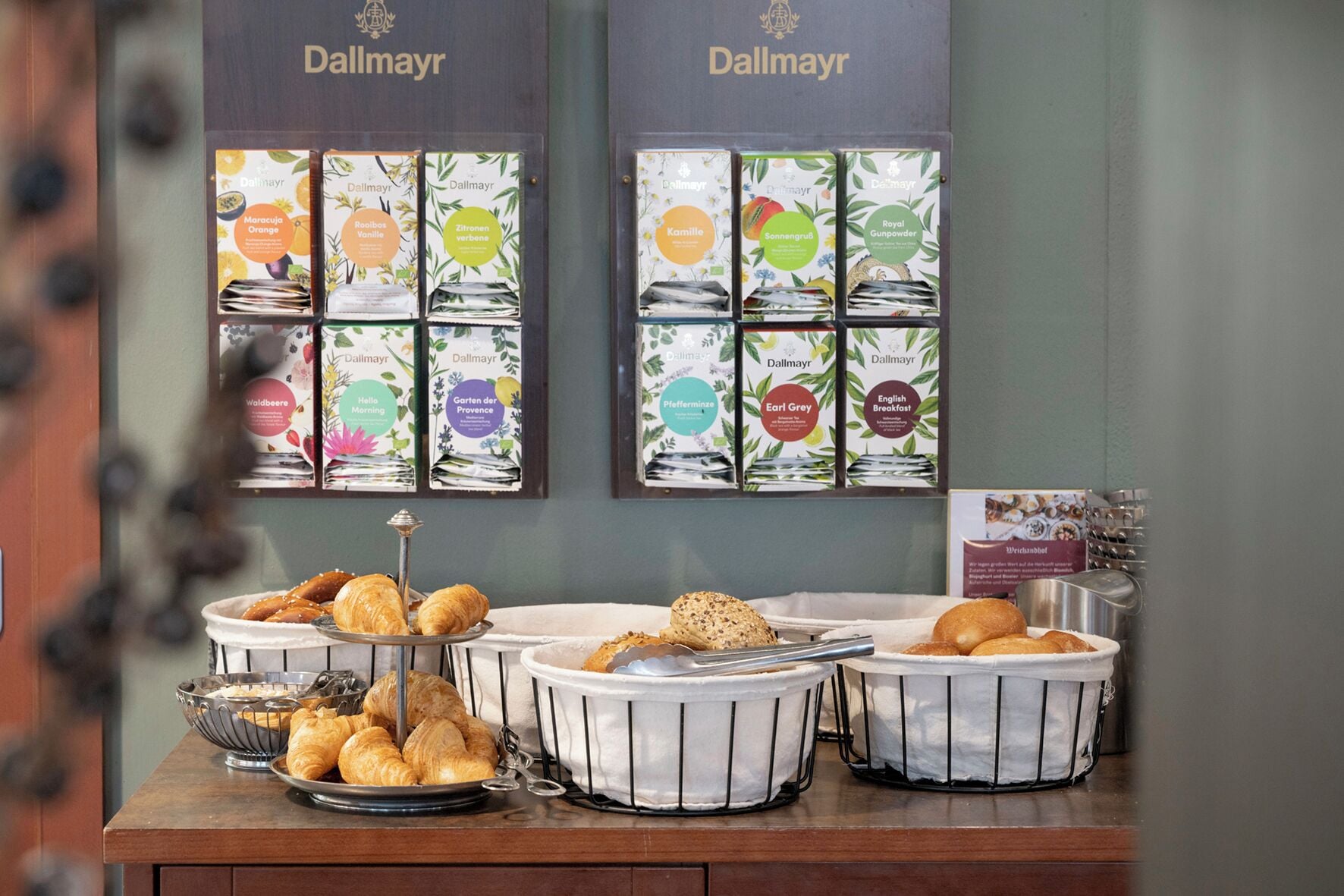 daily buffet breakfast (eur 14.90 per person)