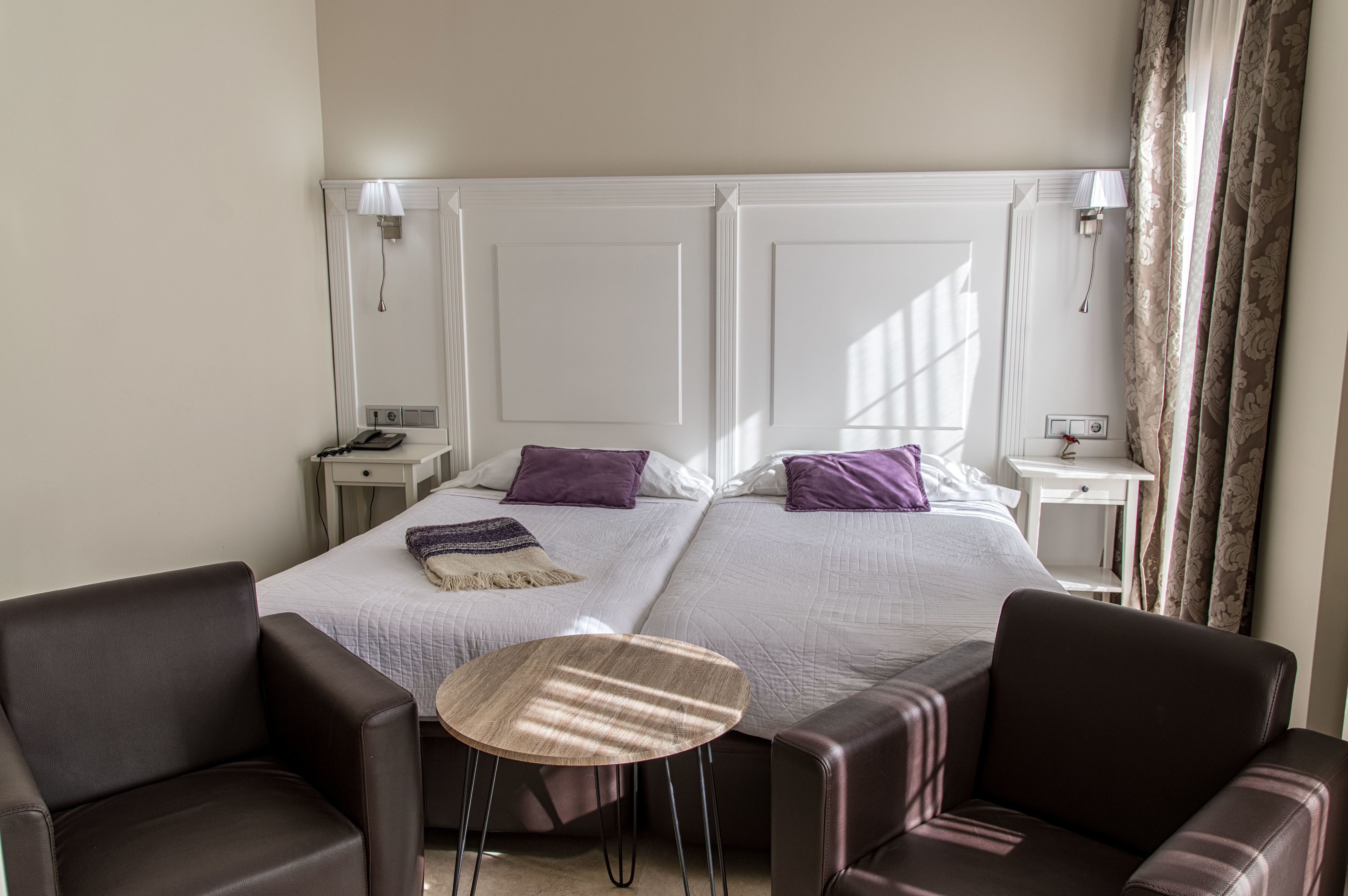 individually decorated, desk, blackout curtains, soundproofing