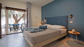 Apartemen, 1 kamar tidur | Selimut bulu angsa dan didekorasi berbeda-beda