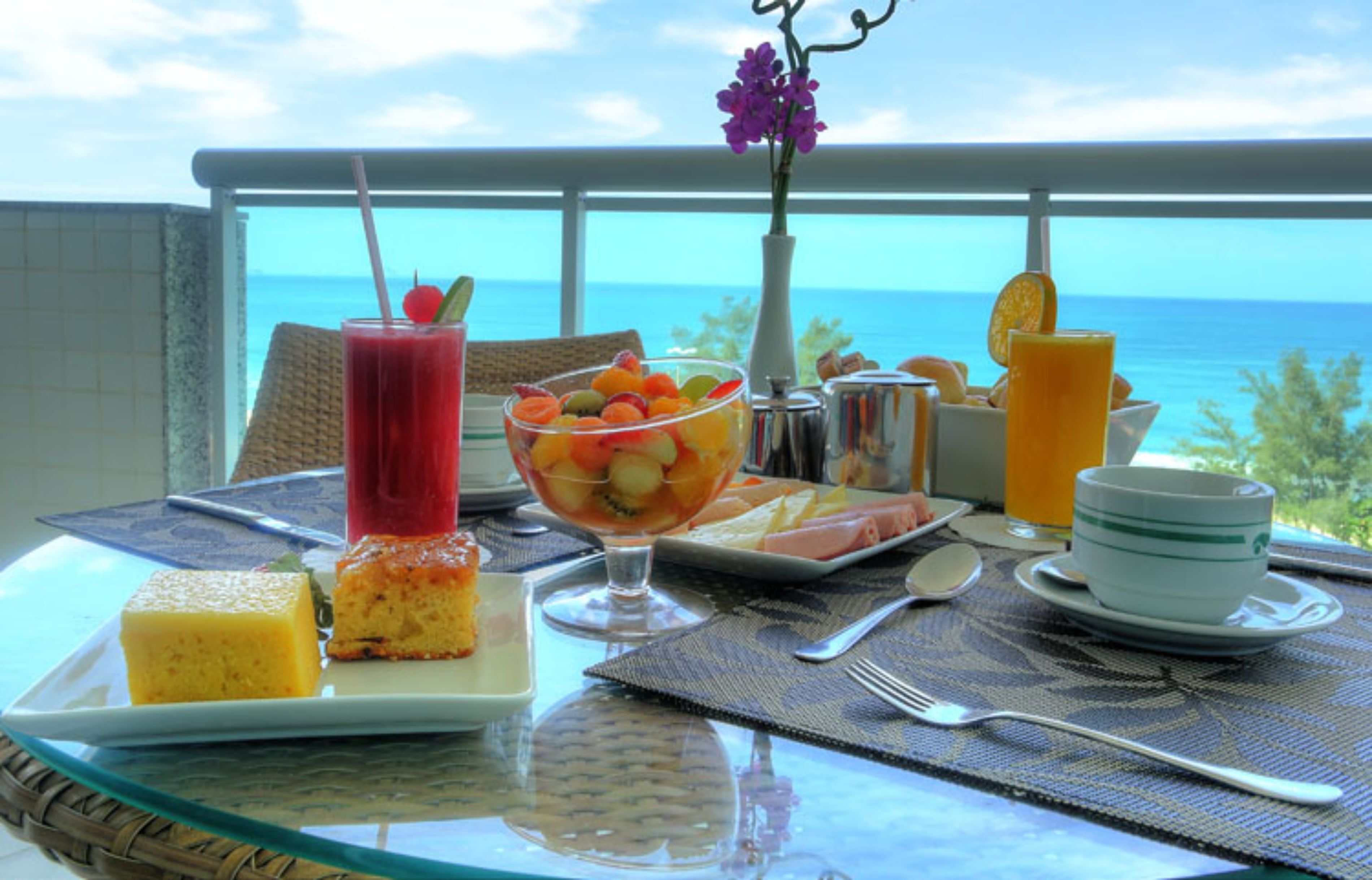 double room, balcony, ocean view | balcony view