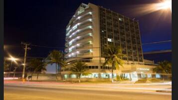 Front of property – evening/night