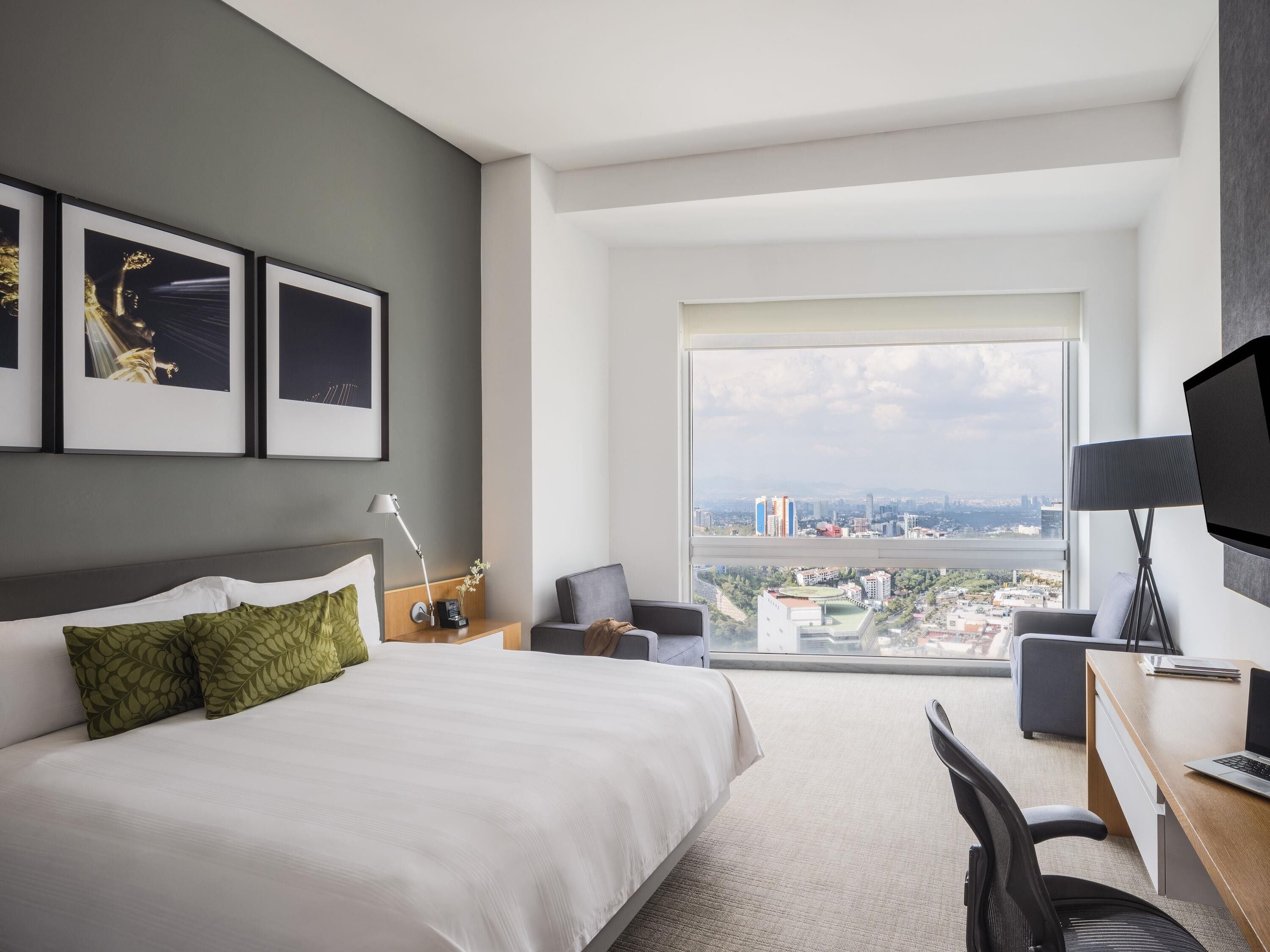 Down duvets, minibar, in-room safe, desk