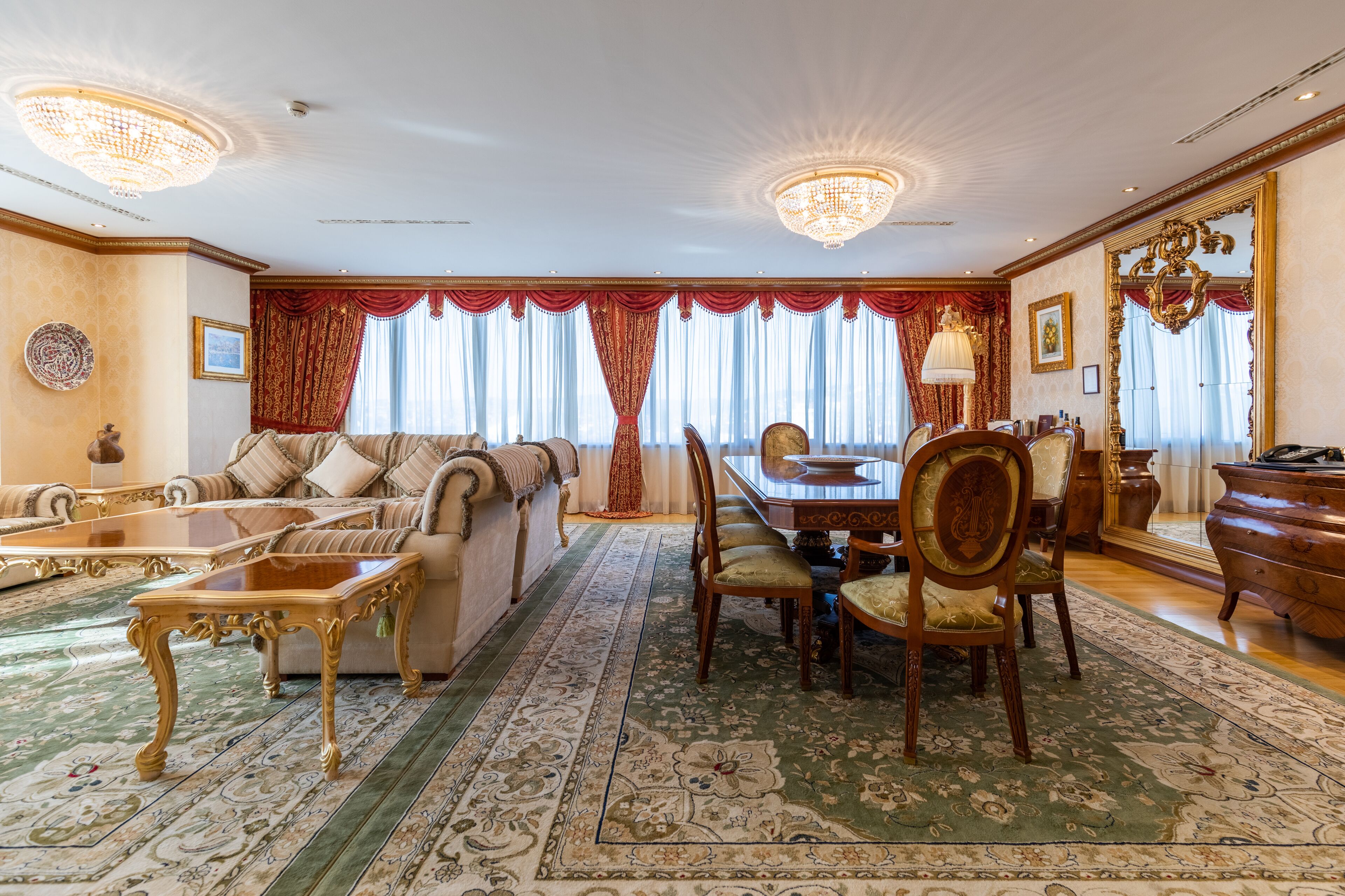 42-inch LCD TV with satellite channels, TV