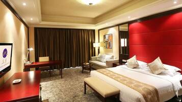 Minibar, in-room safe, desk, blackout curtains