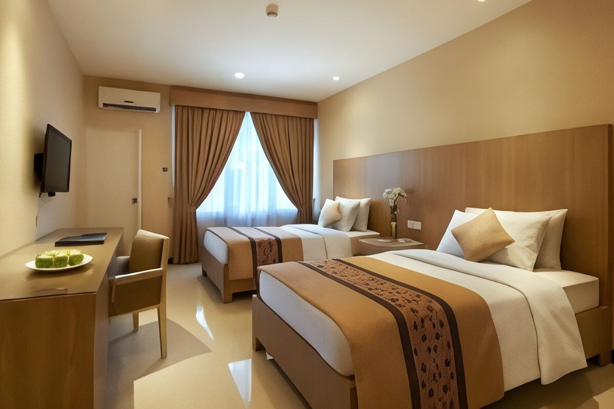 Egyptian cotton sheets, premium bedding, minibar, in-room safe